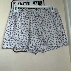 Boxer brief styled floral shorts
